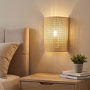 Aplique de pared con pantalla textil color beige E27 "TOSSA"