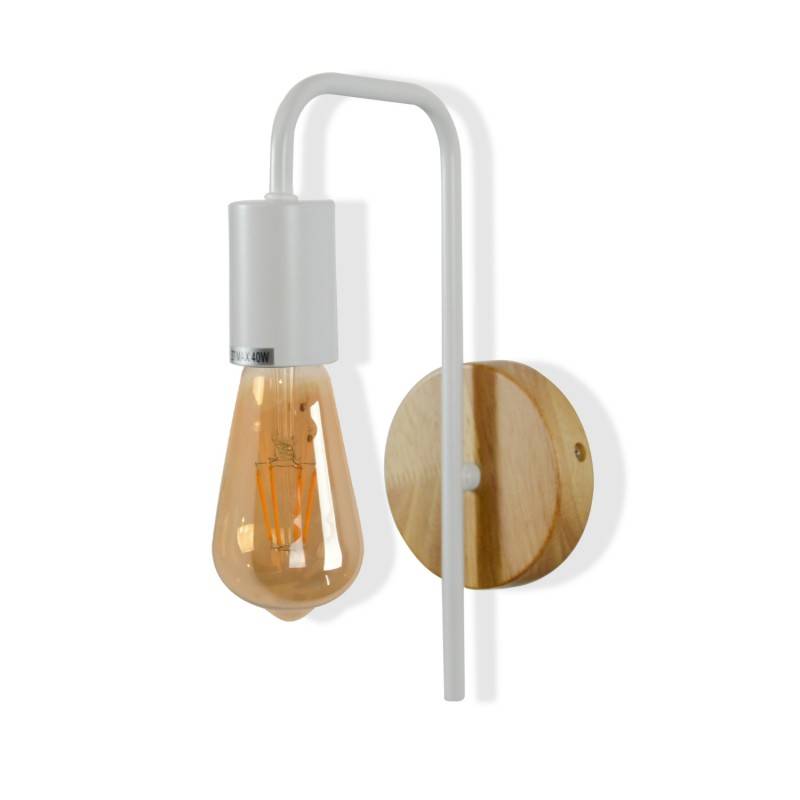 Apliques de Pared con Base de Madera "NATT"