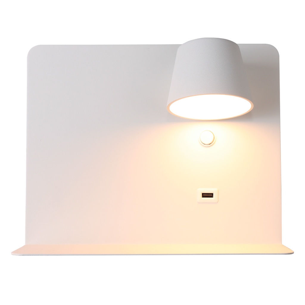 6W Adjustable Wall Lights with USB Charging Base "BANCUP"