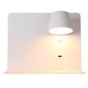 6W Adjustable Wall Lights with USB Charging Base "BANCUP"