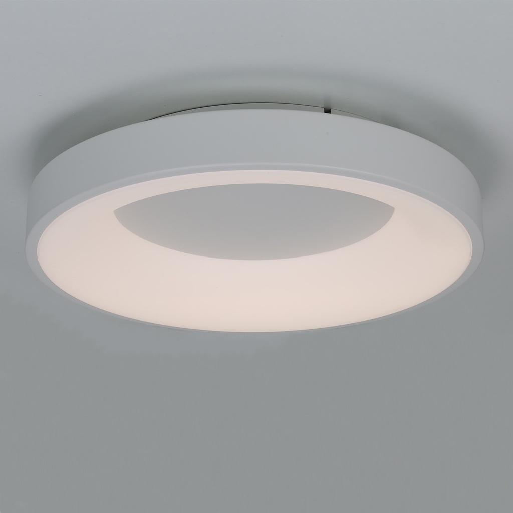LED Ceiling Light 36W Circular Metal Ø40 cm 3000K-4000K-6000K Selectable Philips Driver 4500lm CRI 85 No Flicker