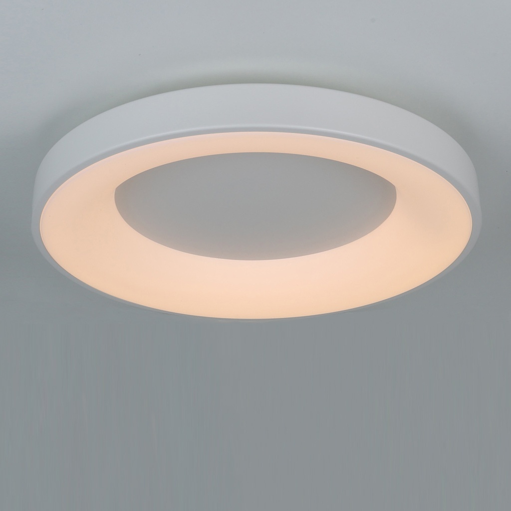  LED Ceiling Light Design 40W Circular Metal Ø50 cm 3000K-4000K-6000K Selectable Philips Driver 5000lm CRI 85 No Flicker