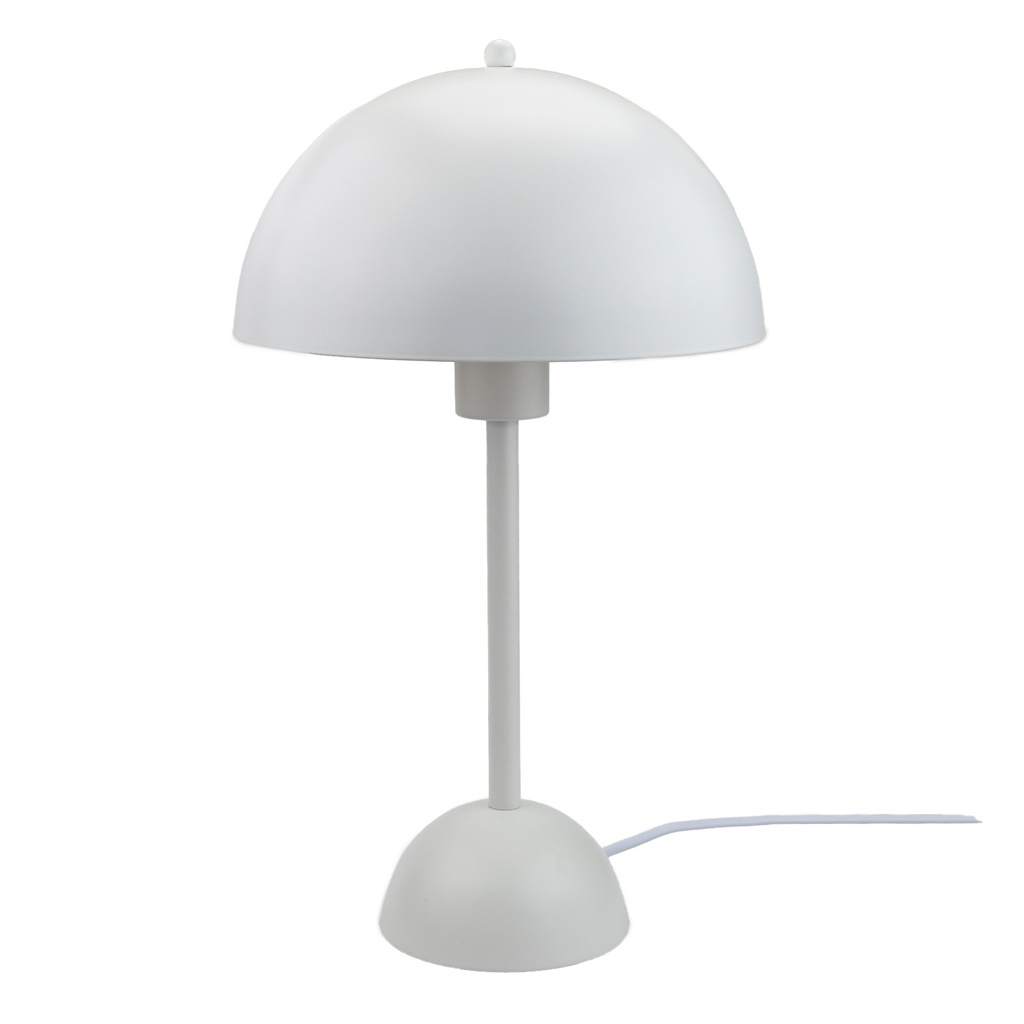 Lámpara de mesa "SHIMO" E27 Pequeña para Dormitorio, Diseño Flowerdepot, Ideal para Sala, Niños, Estudio, Oficina Con enchufe e interruptor