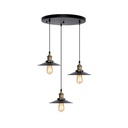 Lampada a sospensione tripla industriale "THEO"