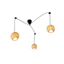 Luminária pendente de bambu "TAMA"