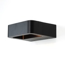 Aplique de pared LED Aluminio exterior "BLOQ" 7W IP65 2800K