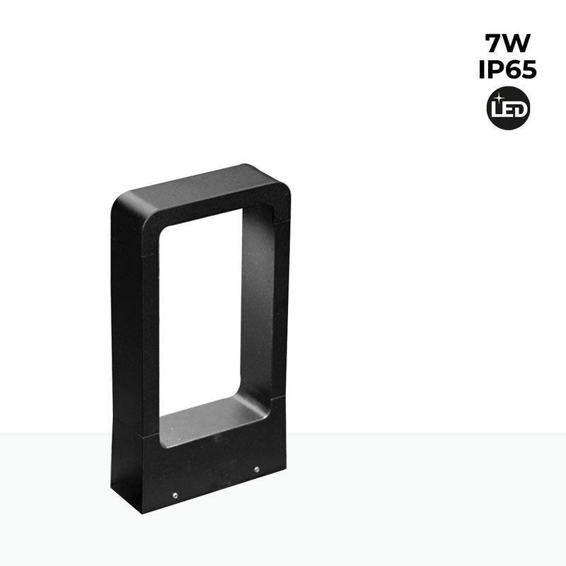 Bolardo para caminos lámpara de pie para exterior"CUBITO"LED 7W IP65