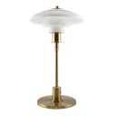 Nordische minimalistische Glas-Schreibtischlampe E27 - Dekoration für Wohnzimmer, Arbeitszimmer oder Nachttisch "WEISS"