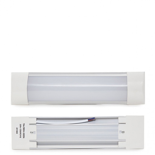 [HO-LIL-10W-300-W] Luminária LED LINEAR 10W 900Lm 4200ºK Superfície Linear 30Cm 40.000H Branco Natural