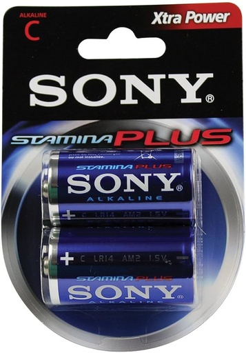 [LR14] Sony Pila Alcalina AM2B2Dx2 LR14 1.5V  