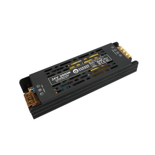 [DEG-24V-200W] 200-W-Netzteil für LED-Streifen – 24 V Ausgang, 8,3 A, 220–240 V Eingang, RoHS-CE-Zertifizierung, IP20 für den Innenbereich