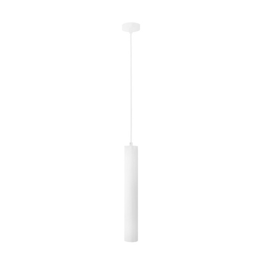 Lámpara Colgante de Techo Moderno Aluminio Minimalista en Forma de Tubo 40cm con Portalámpara GU10, Altura Ajustable"RIOM" 