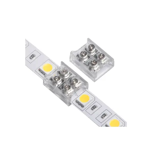 [SF10BB-2-8] LED Strip Connector 12/24V DC for 8mm Screw Connection