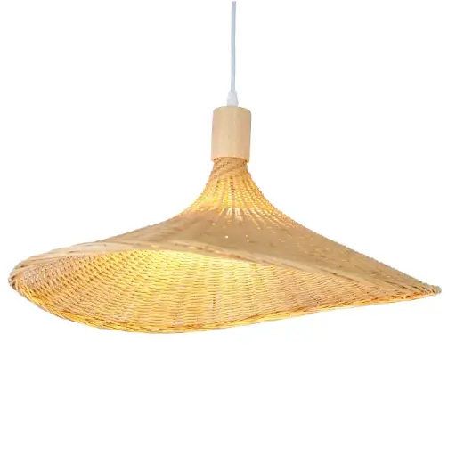 [C018] Lampada a sospensione in vimini "BELLA"