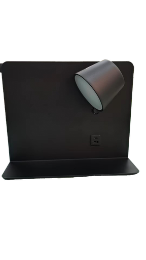 Aplique de Pared Orientable 6W con Carga USB y Type C, 2700K-6000K, Chips Osram, Driver KGP "SION"