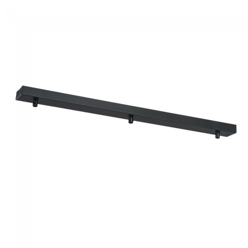 Placa de techo colgante para lámpara, regleta universal de aluminio 100cm para 2 o 3 lámparas