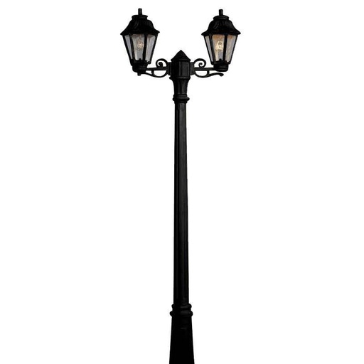 [E22.156.S20.AXV1K] FUMAGALLI "Gigi Bisso/Anna" double outdoor lamp - 2x E27 - CCT - IP55