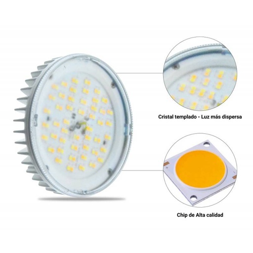 [H.LED.G53.CCT] GX53 CCT LED bulb 3W 350lm Ø73x11mm 120º
