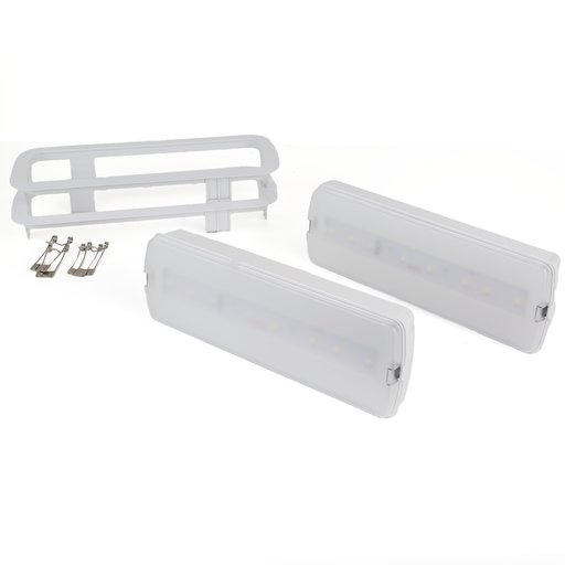 [WL104-AT2-BOX] Pack de 2 Luces de Emergencia AutoTest 3W 265LM 3hrs de autonomía modo permanente/no permanente