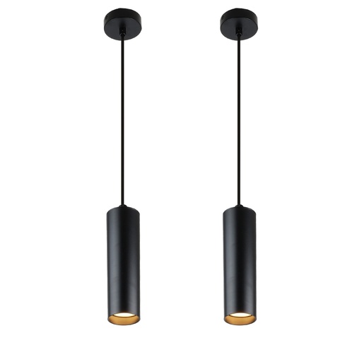 Pack of 2 "LAON" Pendant Lamps - GU10 20CM