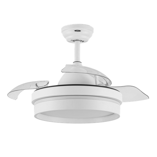 [V-007] VENTILATORE DC NALON 48W BIANCO 3 PALE 91D 6 VELOCITÀ 4800L 3000K, 4500K, 6000K TELECOMANDO+MEMORIA+TIMER