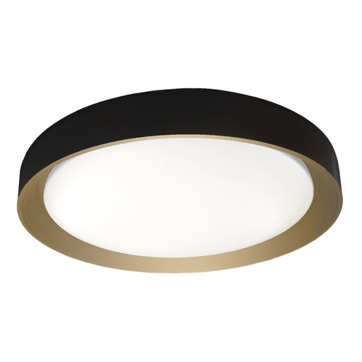 [219085016] Plafon Lucy 60w 3000-4200-6500k Negro/oro 7,5x50x50cm 5400lm Control remoto