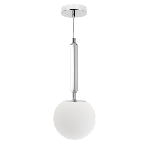 [108250120] Lampada a sospensione Aimee 1xe27 Cromata Regx15x15 Cm