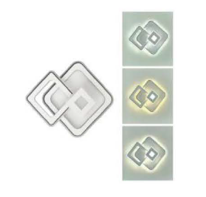 [2233] Wall Lamp 22cm 24w 3000k-4000k-6000k Square