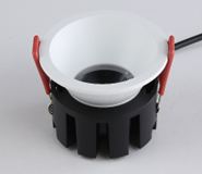 LED Downlight 20W CCT 2700K-4000K-6500K Addressable Circular Silver Cut Ø 110-115 mm Opening 36º with OSRAM Chips and KGP Driver