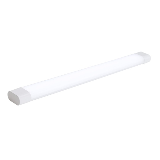  Regleta LED Techo/Pared Luminaria Lineal 60cm 18W Superficie Fácil de Limpiar Alta Luminosidad Iluminacion Para Cocina, Garaje 