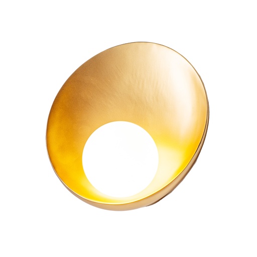 Minimalistische Kuppel-Wandleuchte mit Glaskugel „NOA“