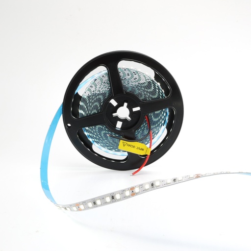 TIRA LED 24V DC-50W-10W/m-Ancho 8mm-120 LEDs SMD2835/metro-18W/m-Monocolor-Corte cada 5cm-IP20-5 metros