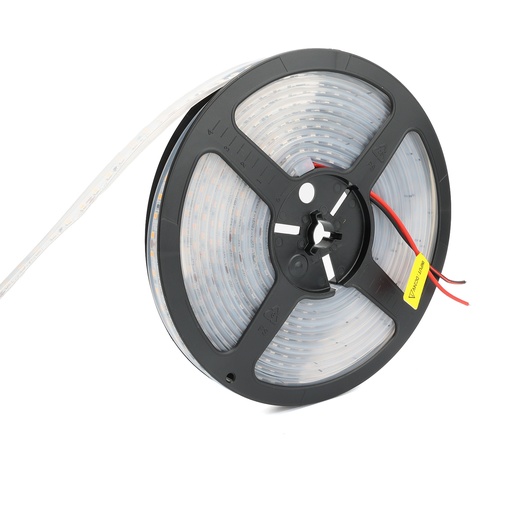 Ruban LED 24 V DC - 10 W/mètre - Largeur 8 mm - Couleur unique - 120 puces/mètre - SMD2835 - IP65 - 110 lm/W - Coupe tous les 5 cm - 5 mètres