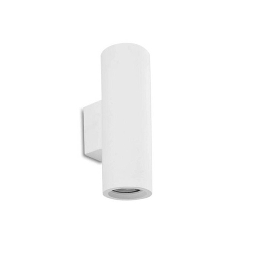 Wall Light: Dual Light Up and Down, Black Aluminum, 2 GU10 Sockets, Bulbs not included "DUO"