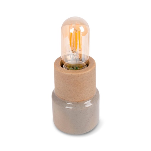 [LC1918] Small matte porcelain table lamp E27