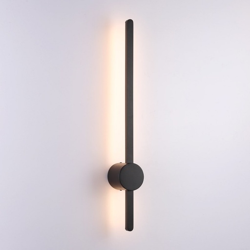 [WL034-BK] Aplique de Pared Minimalista Lineal " FILO" 10W - Blanco Cálido 2700K