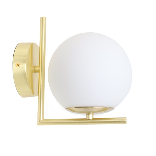 Aplique de Pared con Bola de Cristal "ESFERA" E27 G45