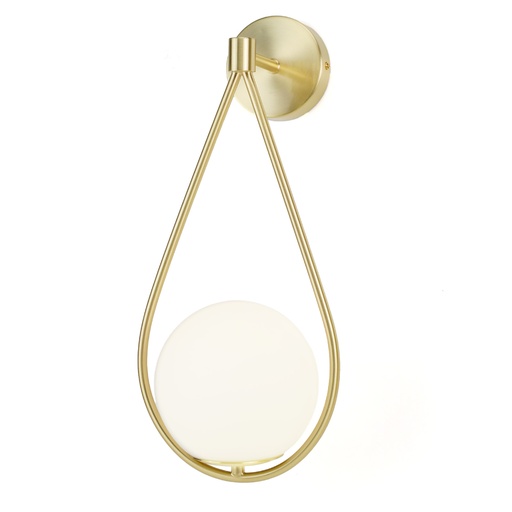 Aplique de Pared con Bola de Cristal "GOTA"- E27 G45