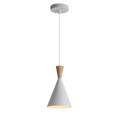 Lámpara Colgante en Metal y Madera "PARIS"