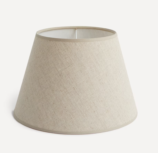 [W43-AC-PB] Beige Textile Lampshade Ø22cm