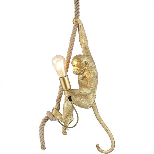 Lampe singe suspendue en résine "MAX"